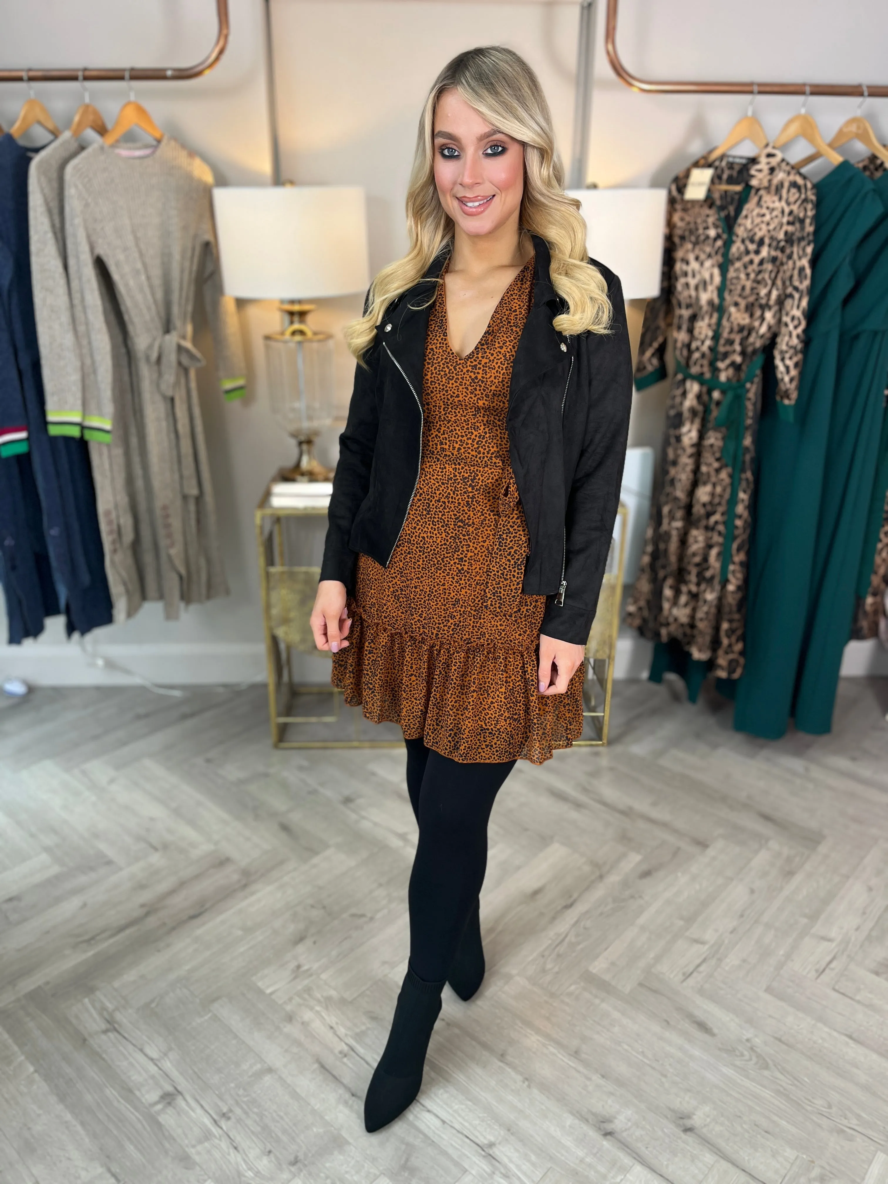 Ayla Leopard Dress