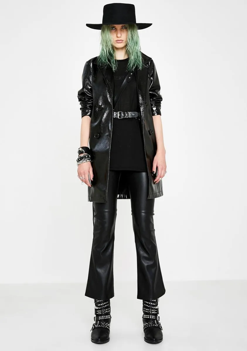 Broken Dreams PVC Trench Coat