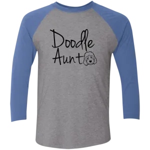 Doodle Aunt 3/4 Sleeve Baseball Raglan T-Shirt