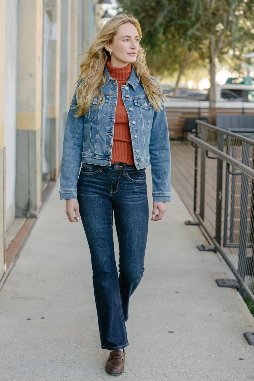 Jana Classic Vintage Wash Denim Jacket