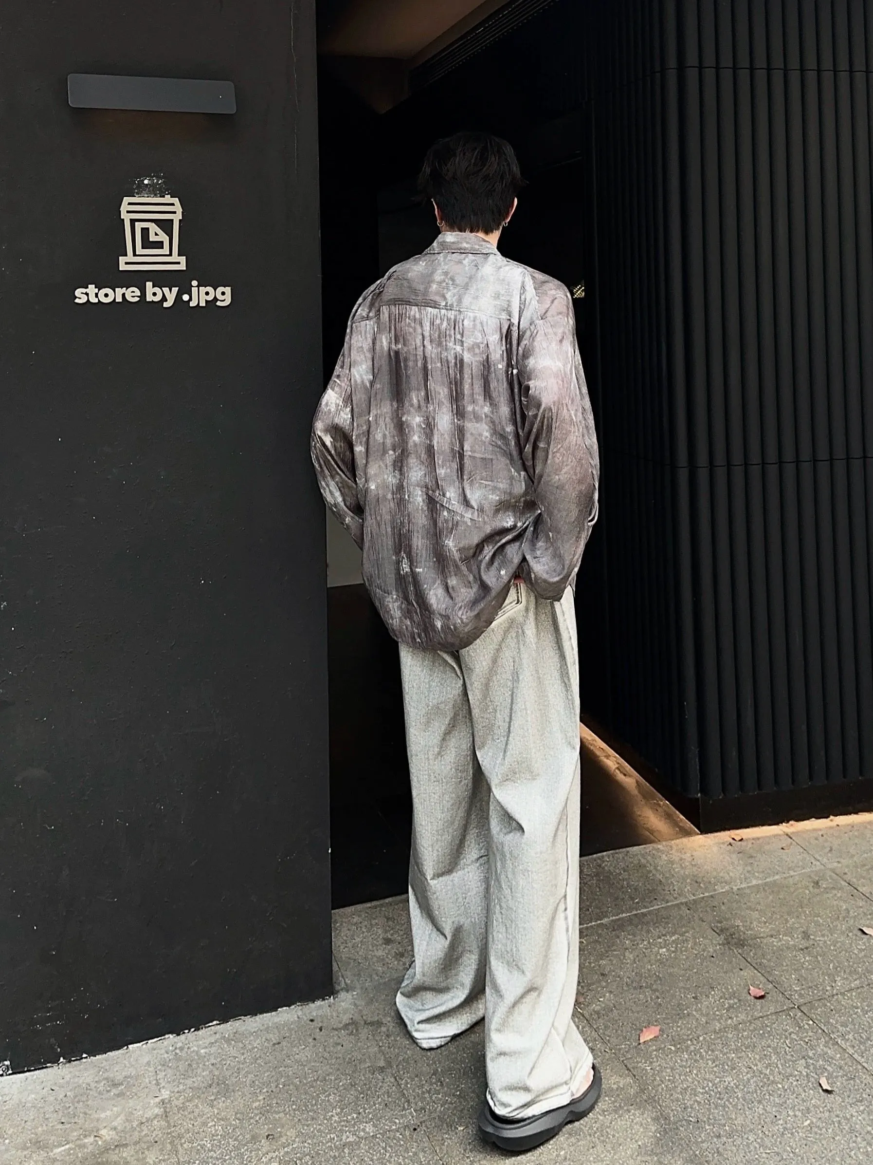 JM Bleached Loose Shirt