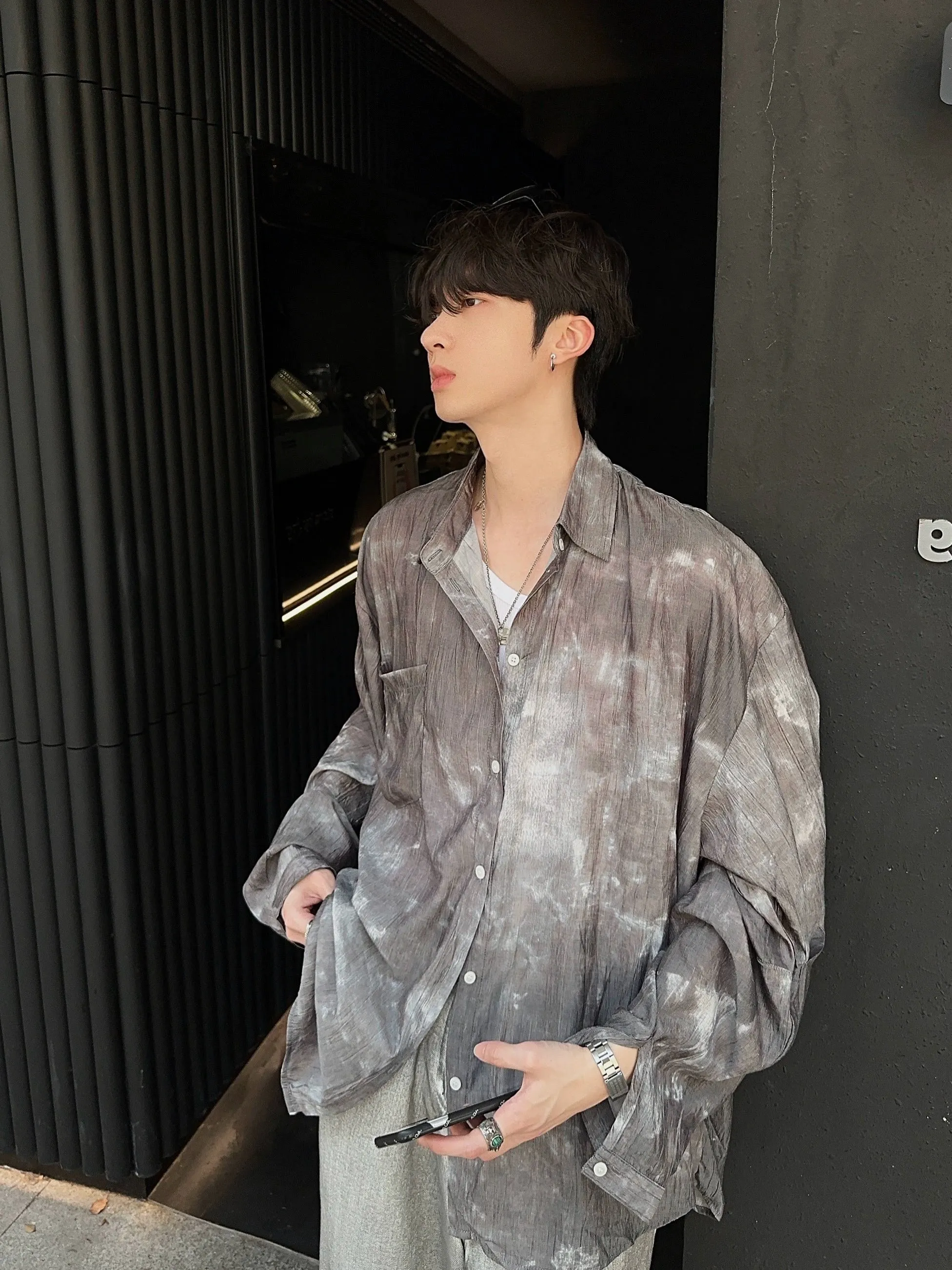 JM Bleached Loose Shirt