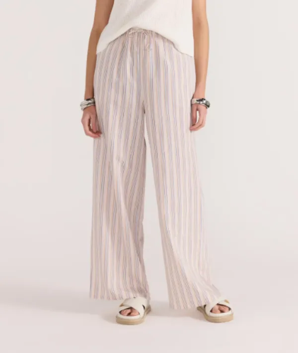 Mallory Drawstring Pants Stripe