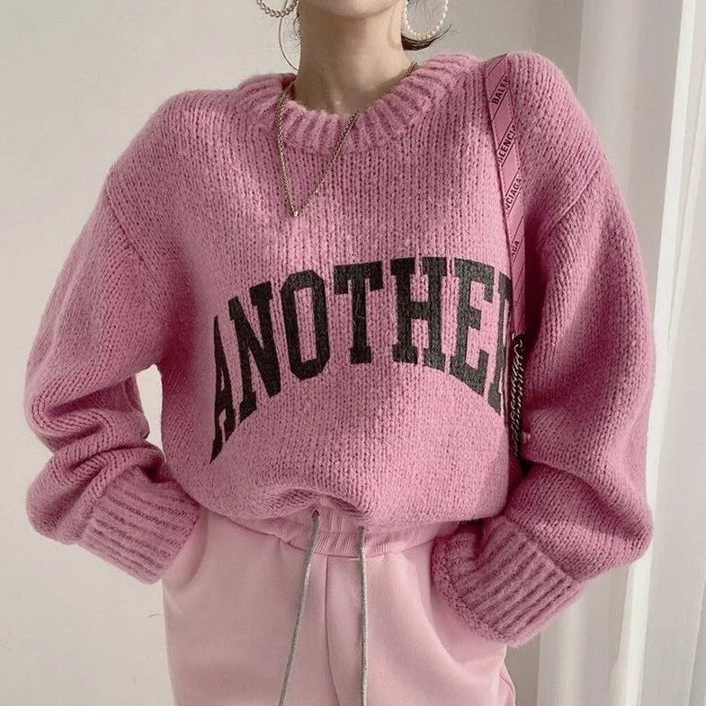 "ANOTHER" Knitted Sweater