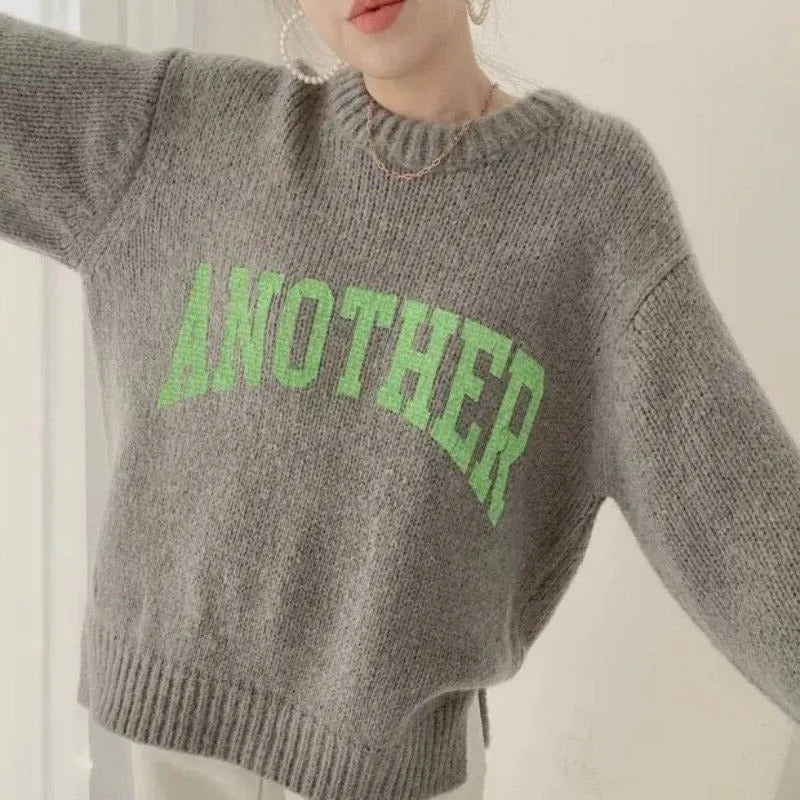 "ANOTHER" Knitted Sweater
