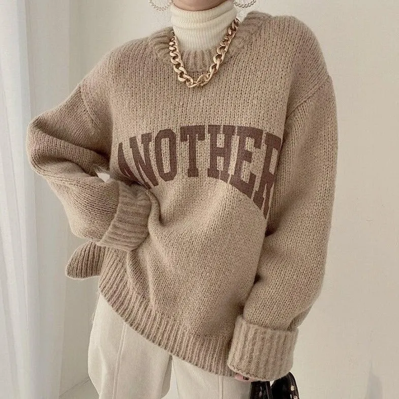 "ANOTHER" Knitted Sweater