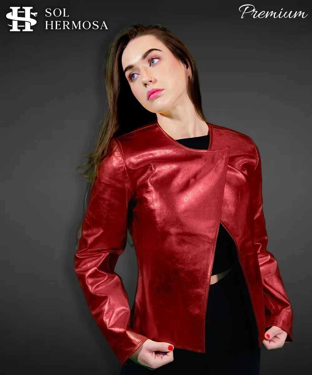Women's Real Leather Jacket - Hestia